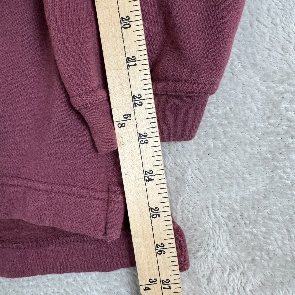 Vintage Levis Sweatshirt Mens Large Red‎ Preowned Mock Neck Quarter Zip Pullover